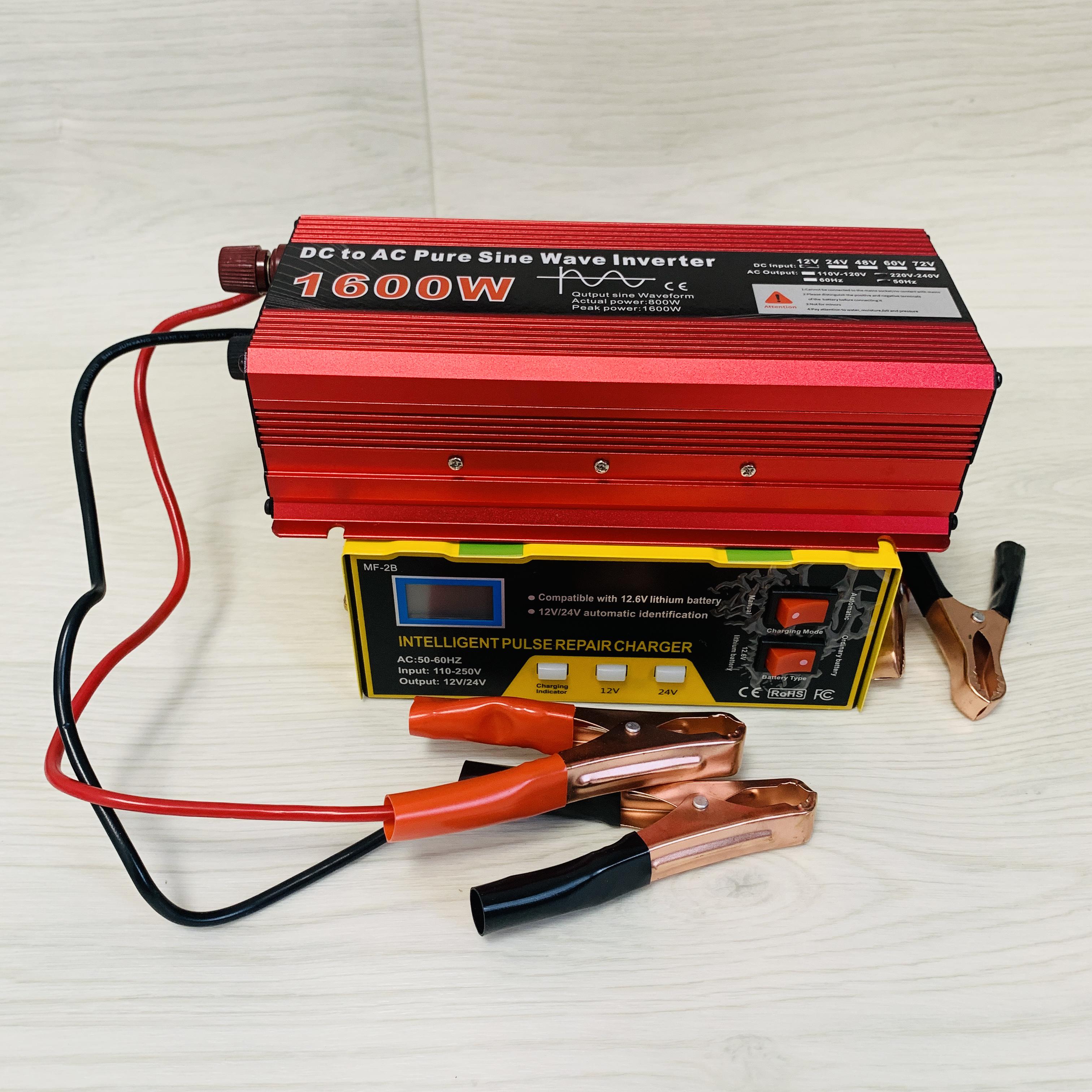 Инвертор с чистой синусоидой и зарядным устройством 12-220 В 3000 Вт - фото 2 Инвертор с чистой синусоидой и зарядным устройством 12-220 В 3000 Вт - фото 2