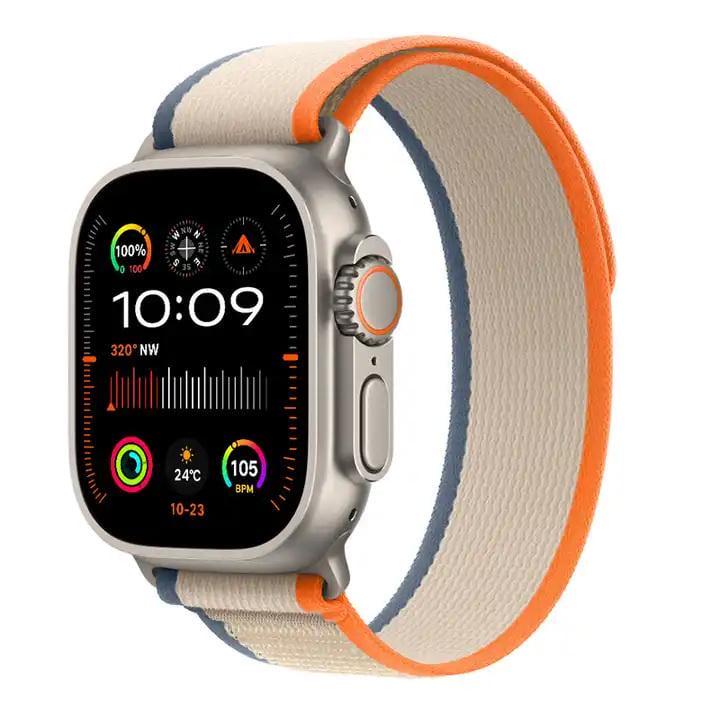 Смарт-часы Amoled HW69 Ultra 2 серия 9 2,1'' 49 мм 1 Гб ПЗУ Gray-orange (2160-02)