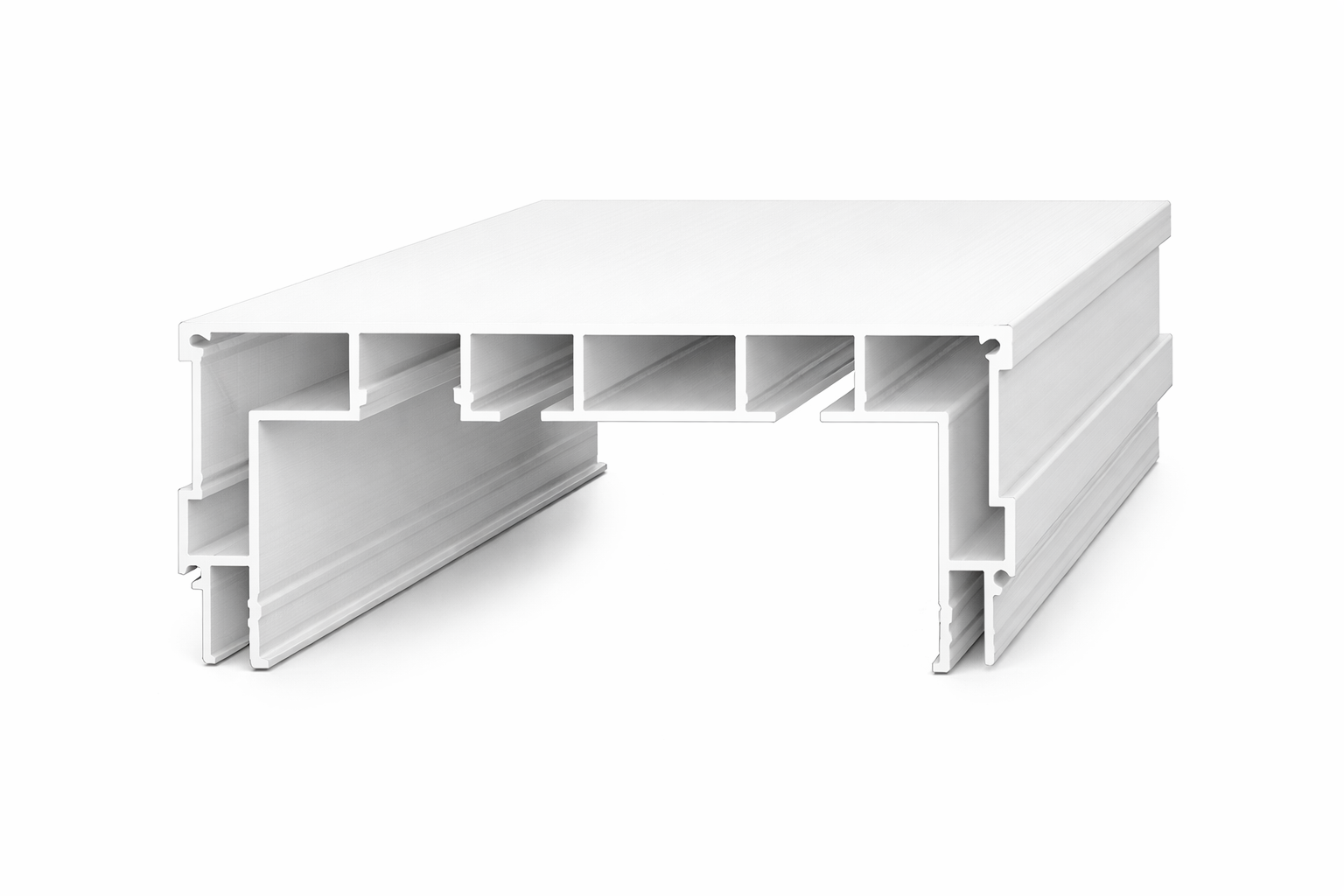 Профиль-карниз скрытый СЕНС 8 D ArtLine для натяжных потолков алюминиевый 2,5 м Белый (25.3952,5Б)