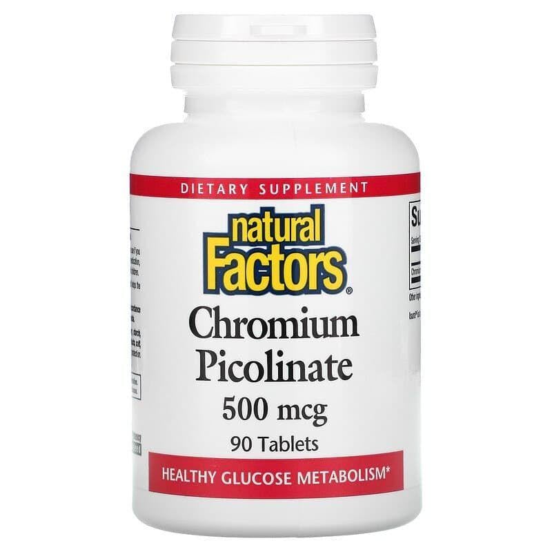 Микроэлемент Хром Factors Chromium Picolinate 500 мкг 90 таб. (000017785)