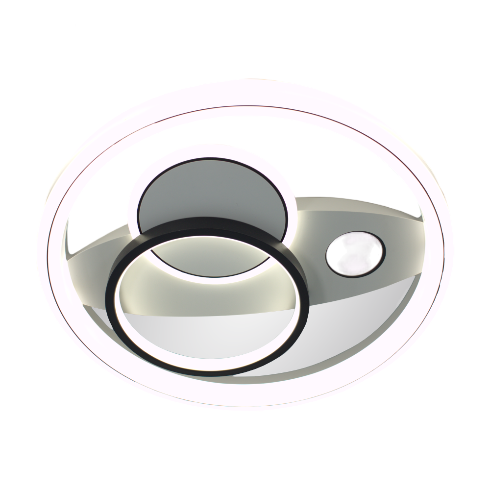 Люстра управляемая светодиодная LORA DOUBLE R On/Off 78W White