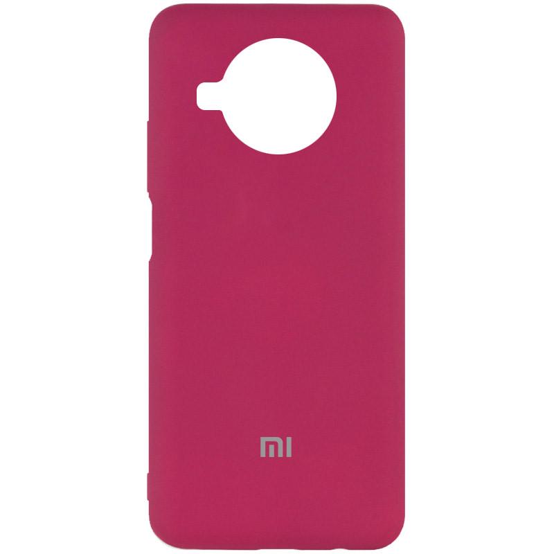 Противоударный чехол Silicone Cover My Color Full Protective (A) для Xiaomi Mi 10T Lite / Redmi Note 9 Pro 5G Бордовый / Marsala