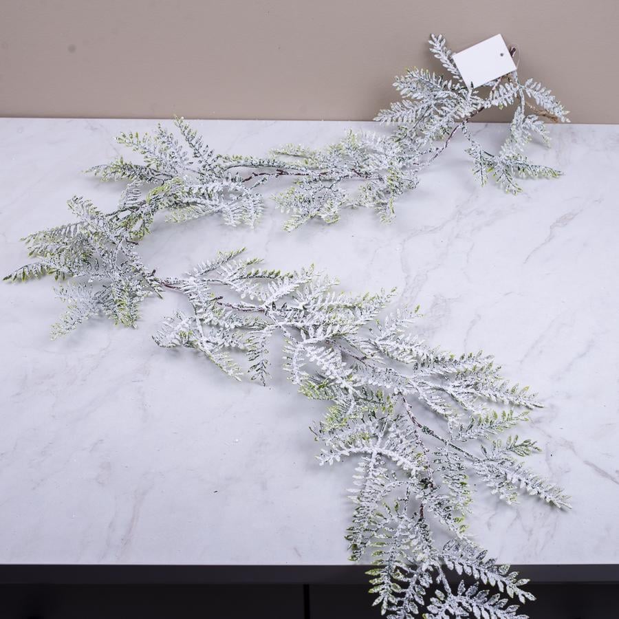 Гірлянда папороті в блиску 105 см (6393)