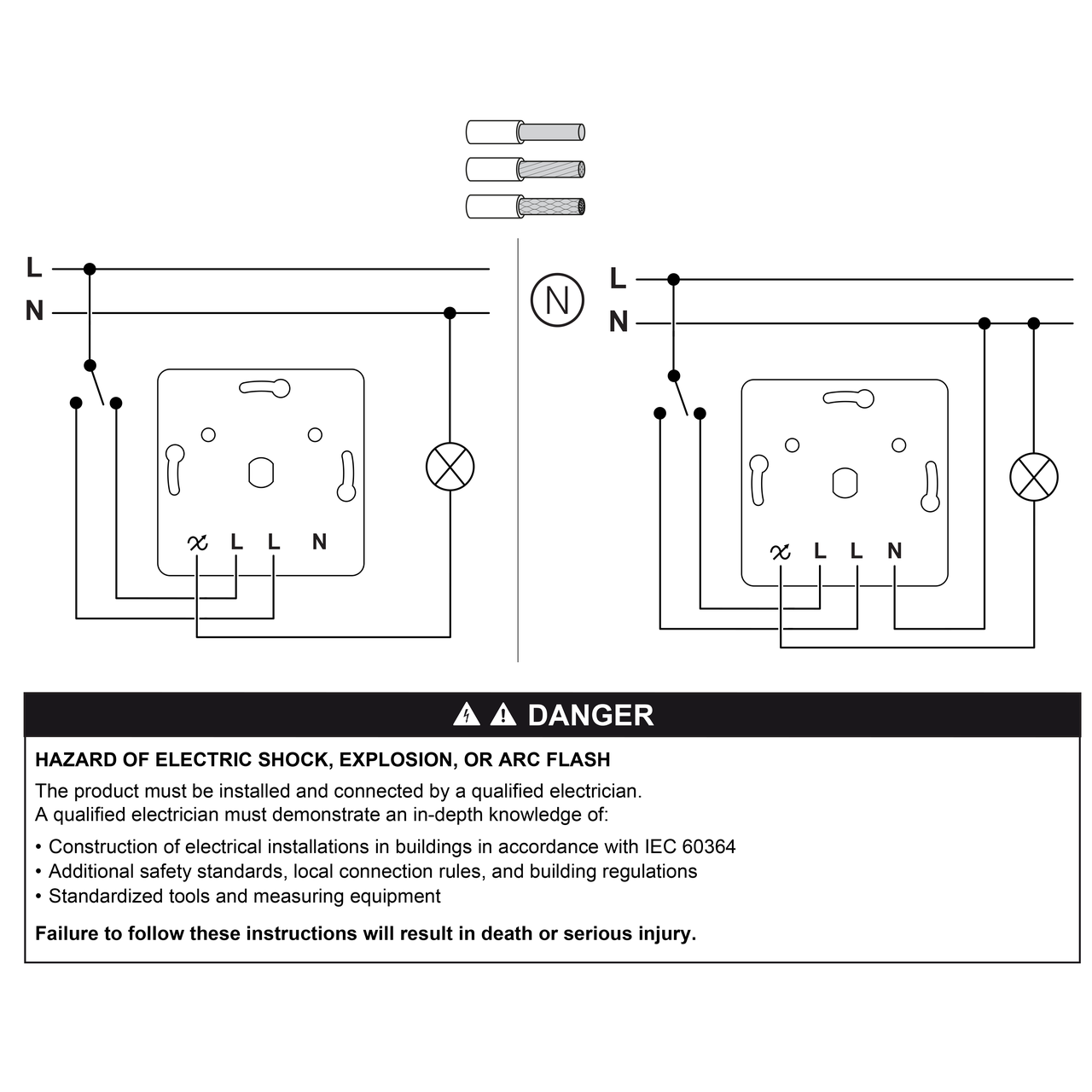 Поворотний димер Schneider Electric ASFORA ABS LED 83x83x62 мм Кремовий (EPH6870123) - фото 2