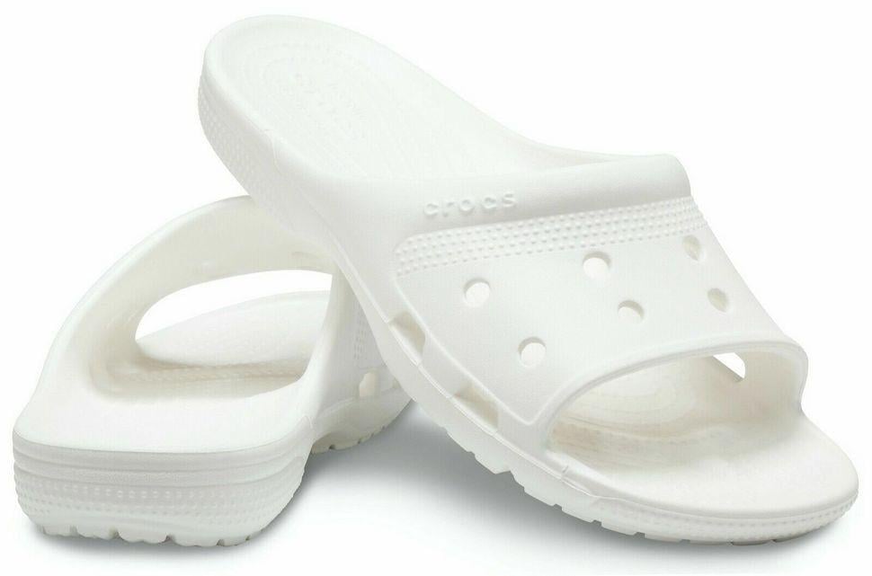 Шльопанці жіночі утеплені Crocs Coast Slide р. 37-38 Білий (9267) - фото 1