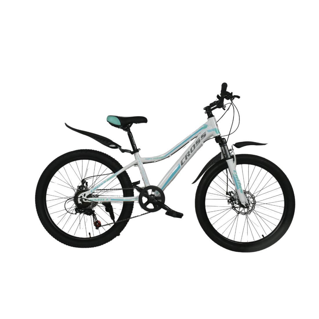 Велосипед Cross SMILE 24" 12" Білий/Блакитний (2437703967)