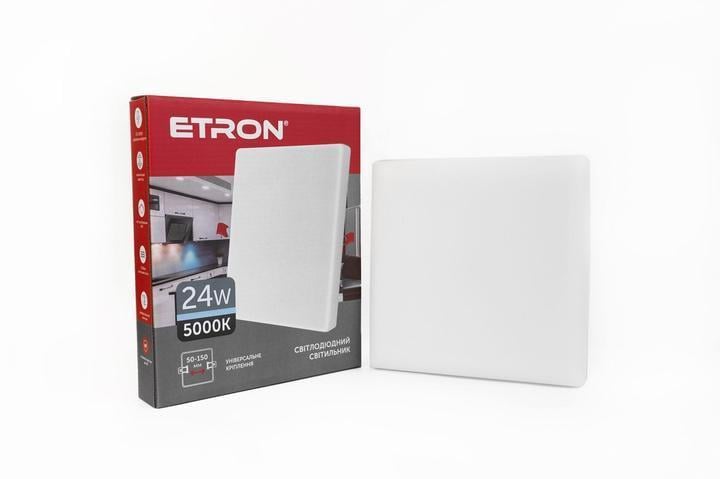 LED-светильник квадратный ETRON Decor 1-EDP-664 24W 5000К IP20 (27552450)