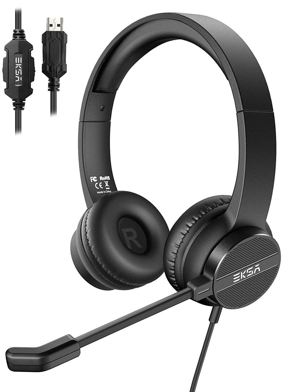 Гарнитура EKSA H12E USB, с микрофоном, (1594341550)