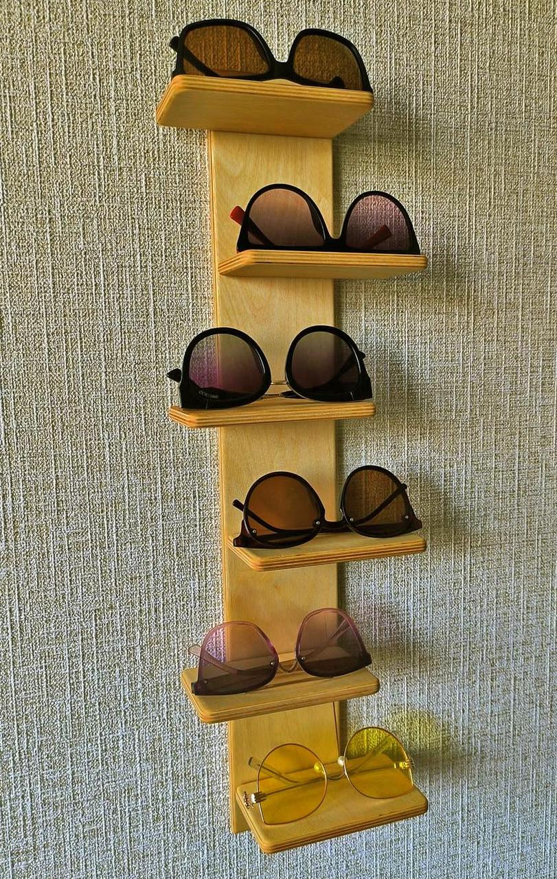 Органайзер для окулярів з дерева Дорінаті Каррі (ОЧК-006303)