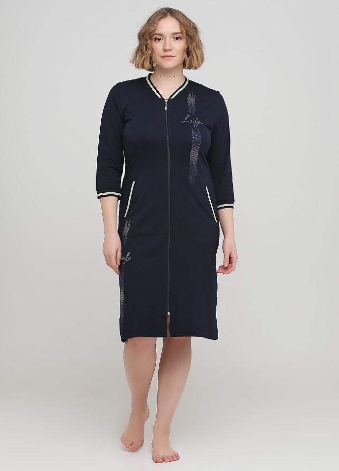 Халат Wild Love L темно-Синий (82399) Халат Wild Love L темно-Синий (82399)