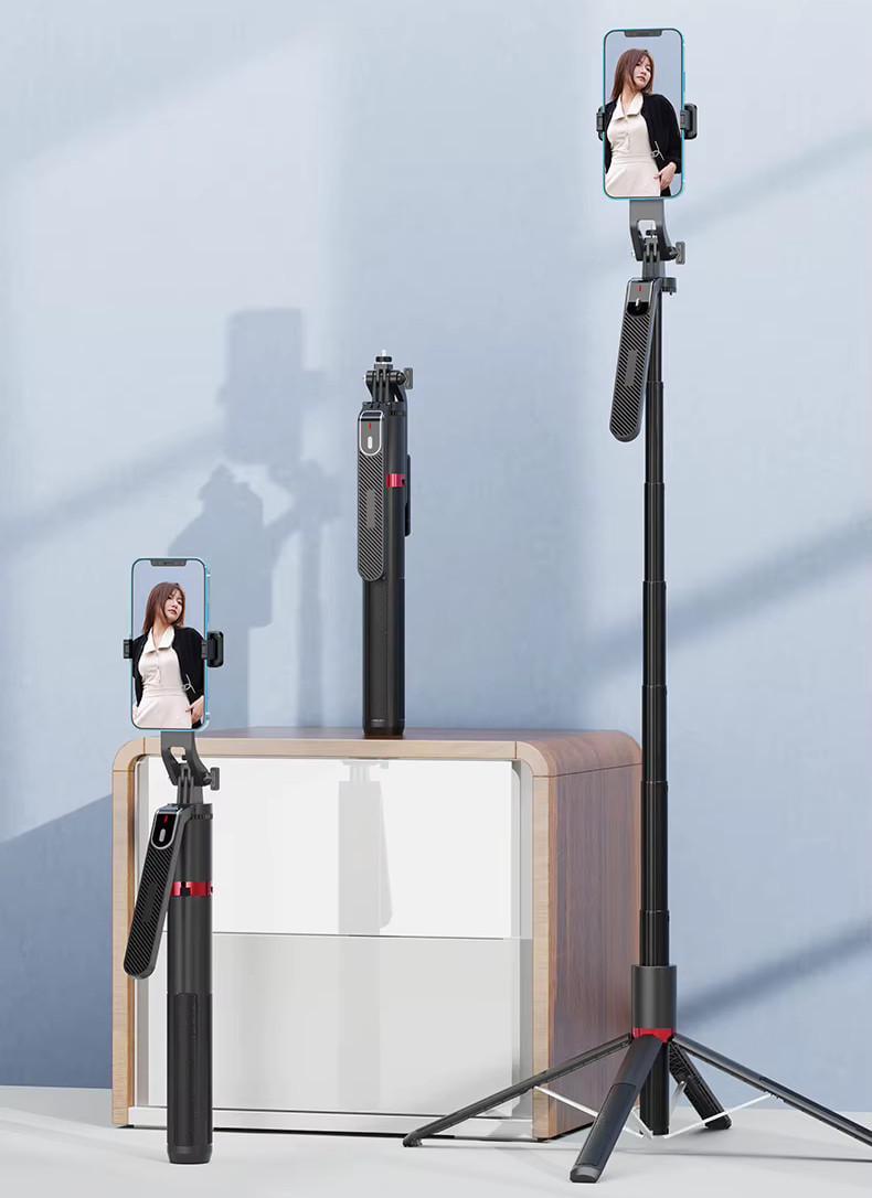 Штатив для телефона AC Prof P185 Max на чотирьох ніжках високий 47-220 см - фото 2 Штатив для телефона AC Prof P185 Max на чотирьох ніжках високий 47-220 см - фото 2