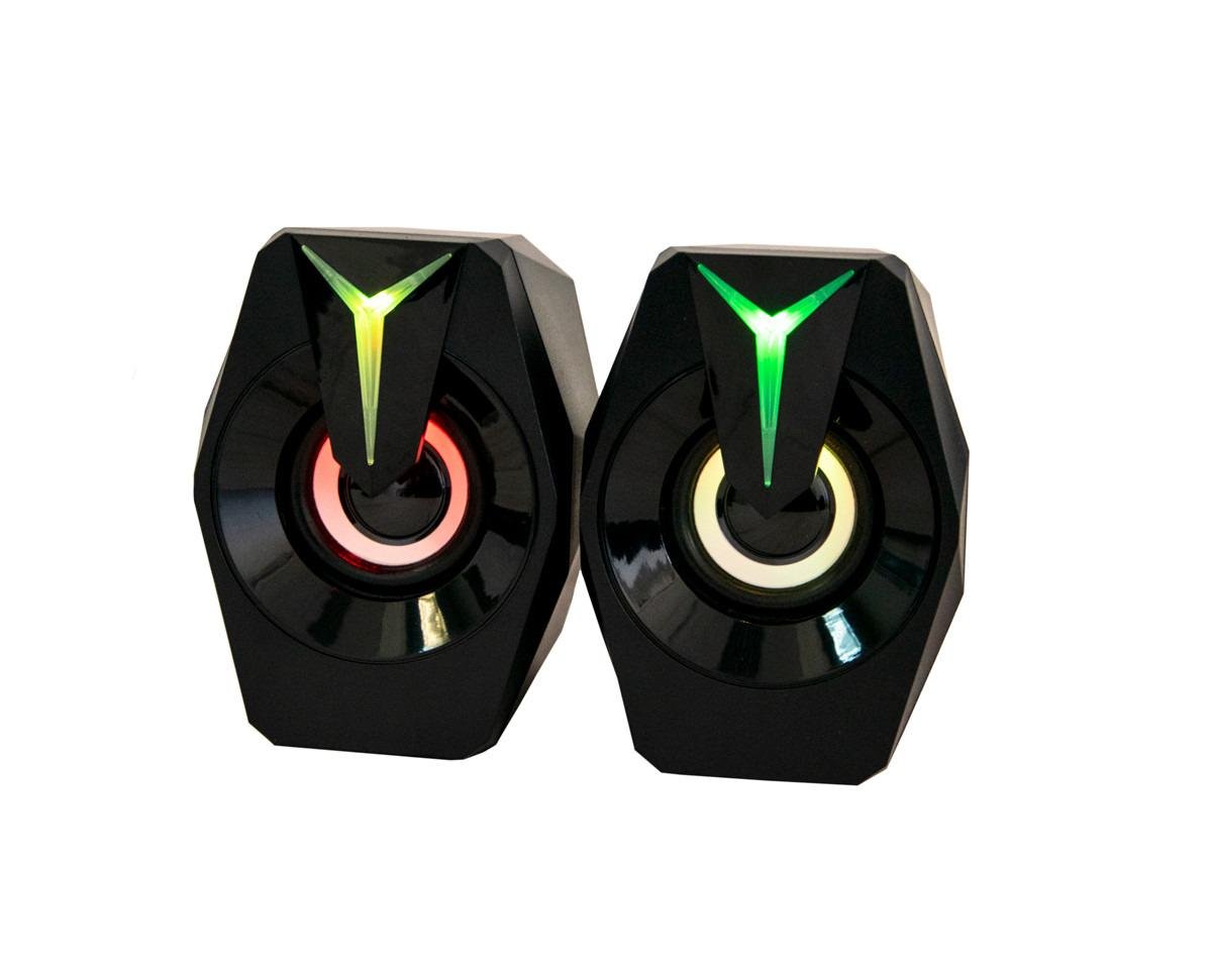 Колонки для комп'ютера FT K8 USB з підсвіткою (1008350-Black)