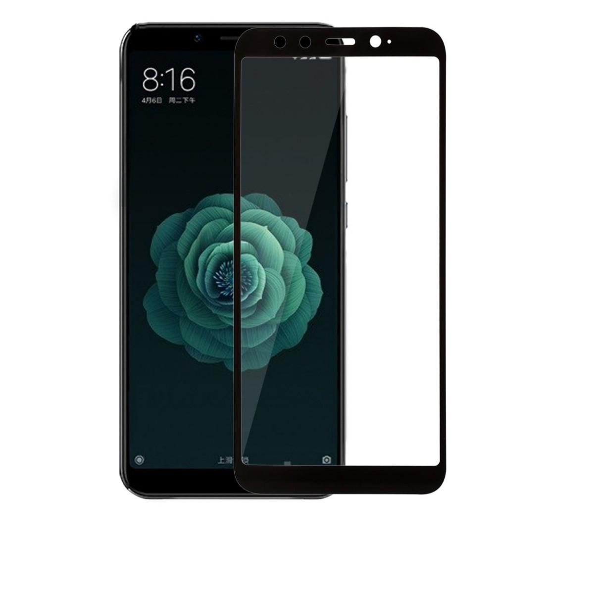 Защитное стекло Glass Full Glue для Xiaomi Mi 6X/A2 Black (155)