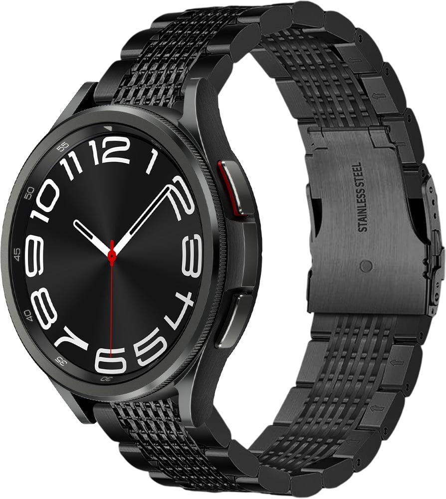 Ремінець металевий Gripix для Samsung Galaxy Watch 6 Classic 43 мм Black (41773-2B) Ремінець металевий Gripix для Samsung Galaxy Watch 6 Classic 43 мм Black (41773-2B)