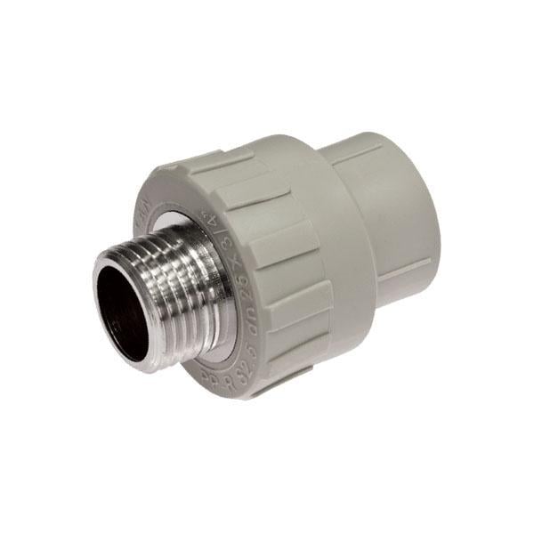 Муфта PP-R SANTAN 25х3/4" с наружной резьбой Муфта PP-R SANTAN 25х3/4" с наружной резьбой