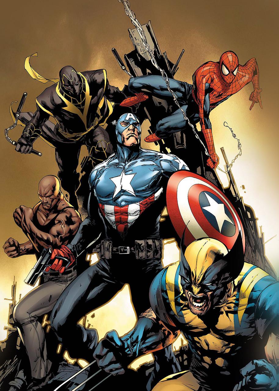 Картина постер Gee! Avengers Месники коміксне малювання 40х60 см AG.09.021