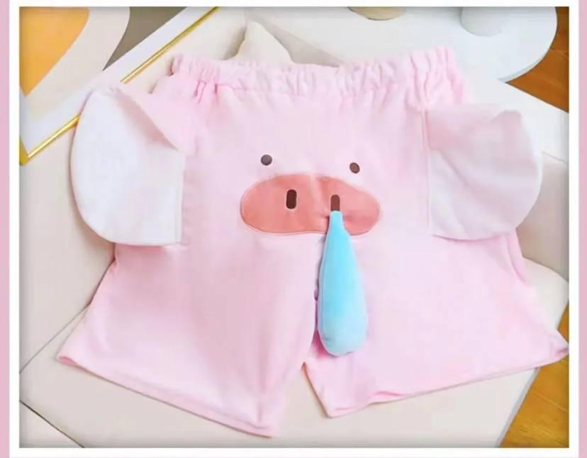 Шорти піжамні Свинка XL Рожевий (1773568) - фото 3 Шорти піжамні Свинка XL Рожевий (1773568) - фото 3