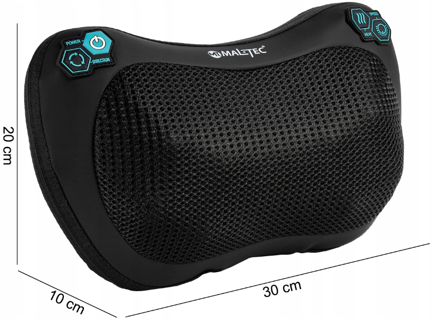 Подушка масажна для шиї/плеч та спини Maltec 30 Вт - фото 2 Подушка масажна для шиї/плеч та спини Maltec 30 Вт - фото 2