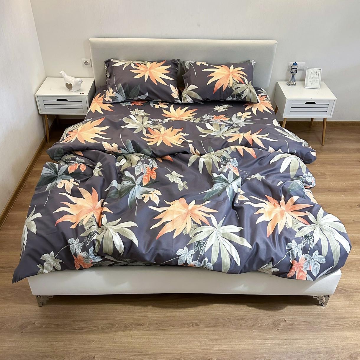 Постільна білизна Lelit полікотон сімейний Темно-синій (P-0120)