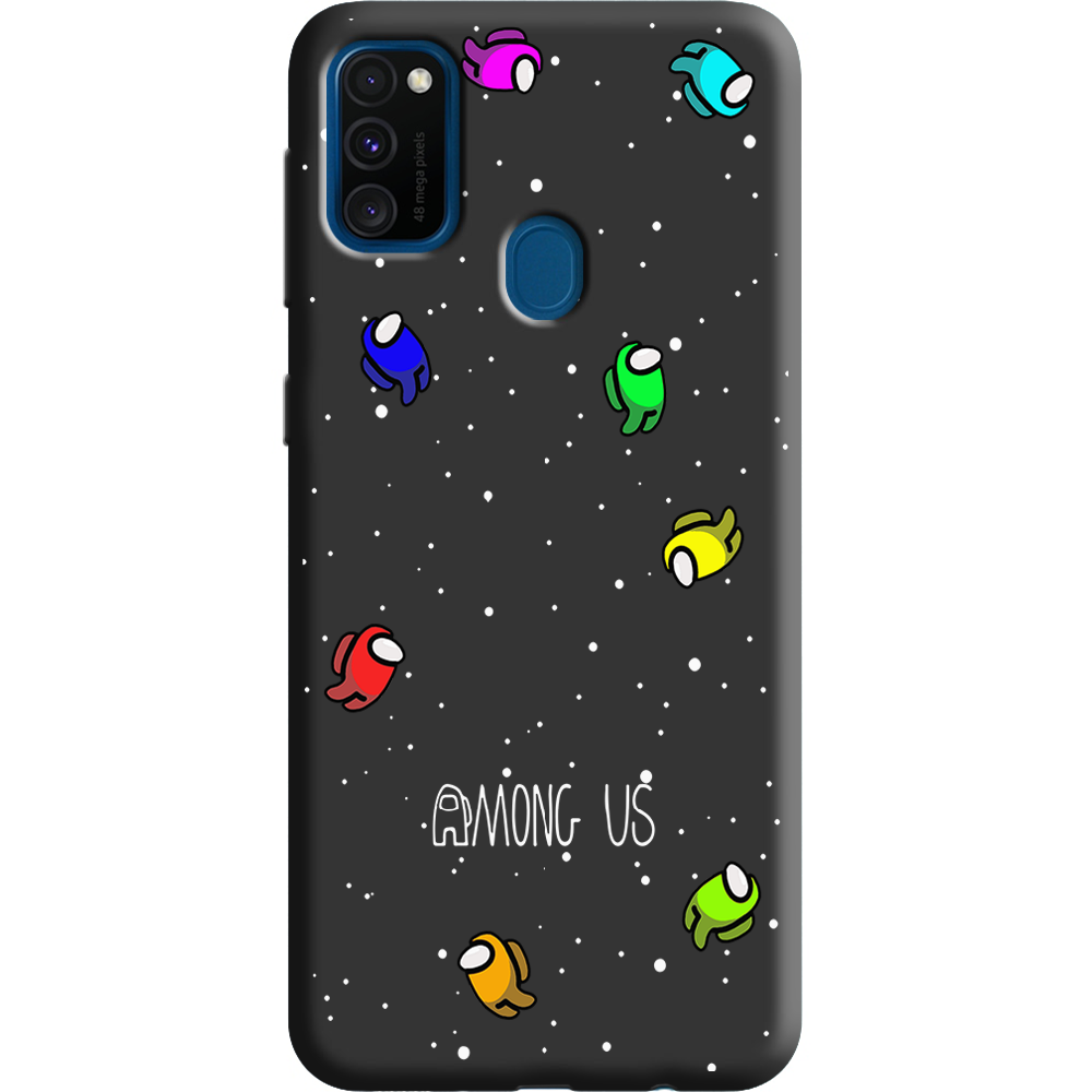 Чохол Boxface Samsung M307 Galaxy M30s Among Us Invisible Чорний силікон (38209-bk76-38658)