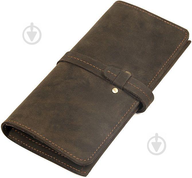 Кошелек Vintage 14473 винтажный стиль Коричневый, Коричневый