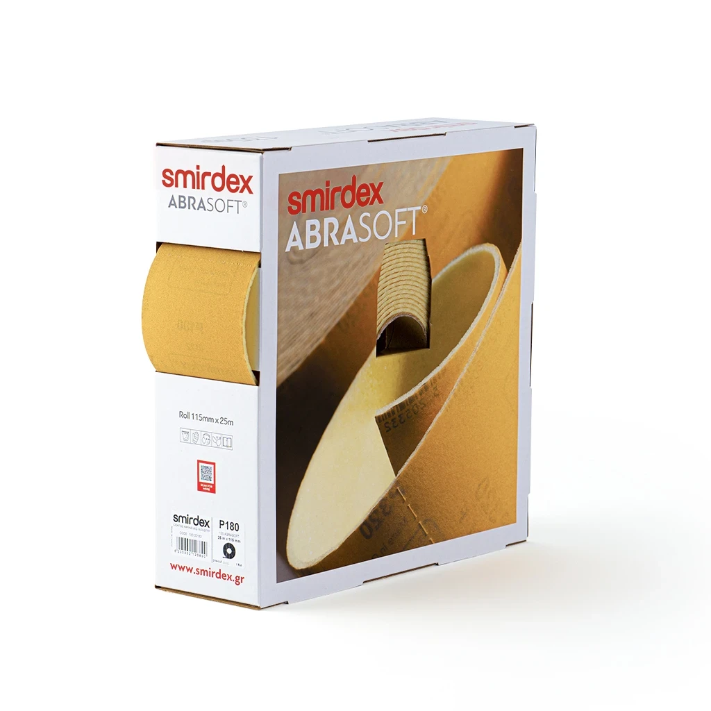 Абразивний папір на поролоні відривний Smirdex Abrasoft P180