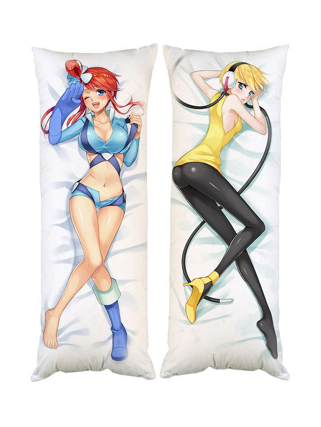 Подушка дакимакура Покемон Го Фурро Камитцуре Pokemon Fuuro декоративная ростовая для обнимания 50x170 см (1834020276)