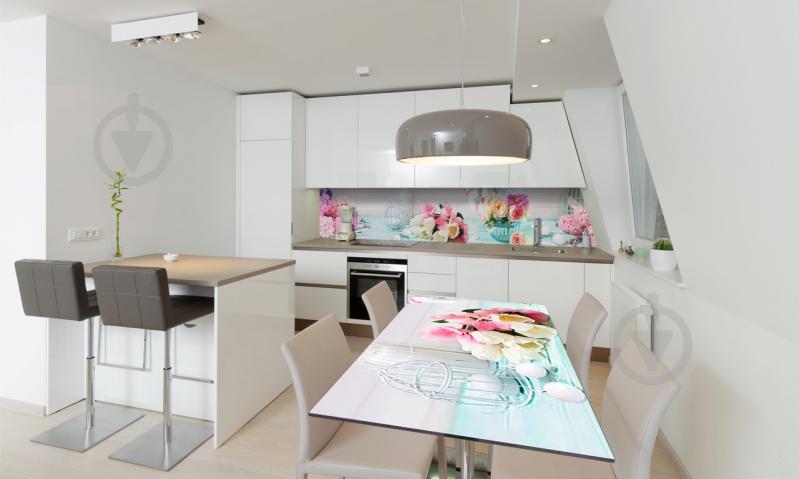 Наклейка виниловая на стол Zatarga «Розовые цветы» 650х1200 мм Z180608/1st Наклейка виниловая на стол Zatarga «Розовые цветы» 650х1200 мм Z180608/1st