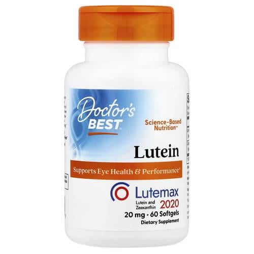 Лютеин Doctor's Best Lutein with Lutemax 2020 20 мг 60 капс. (DRB-00369)