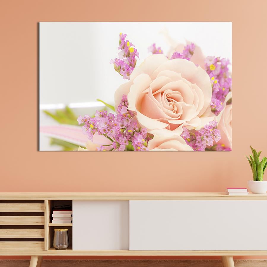 Картина на холсте Нежные цветы 51x34 см (213-1)
