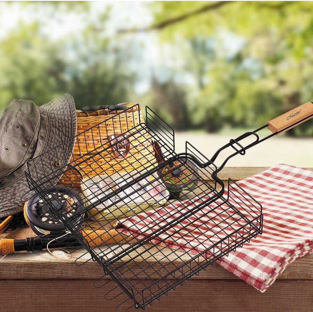 Решітка для гриля Maestro MR-1002 25х30 см (18115030) - фото 2 Решітка для гриля Maestro MR-1002 25х30 см (18115030) - фото 2