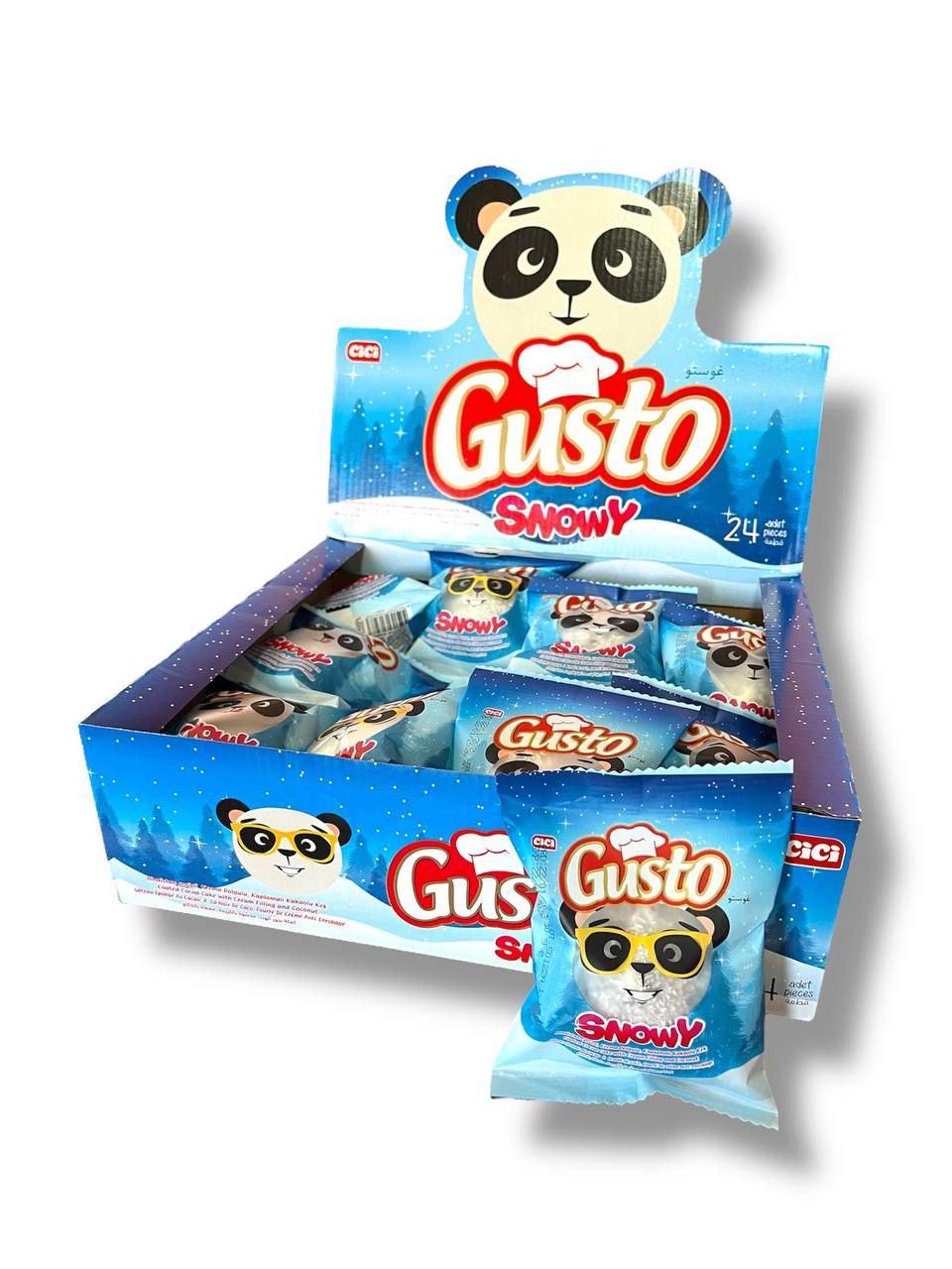 Кекс кокосовий Gusto Snowy 24 шт. по 40 г (00000006377)