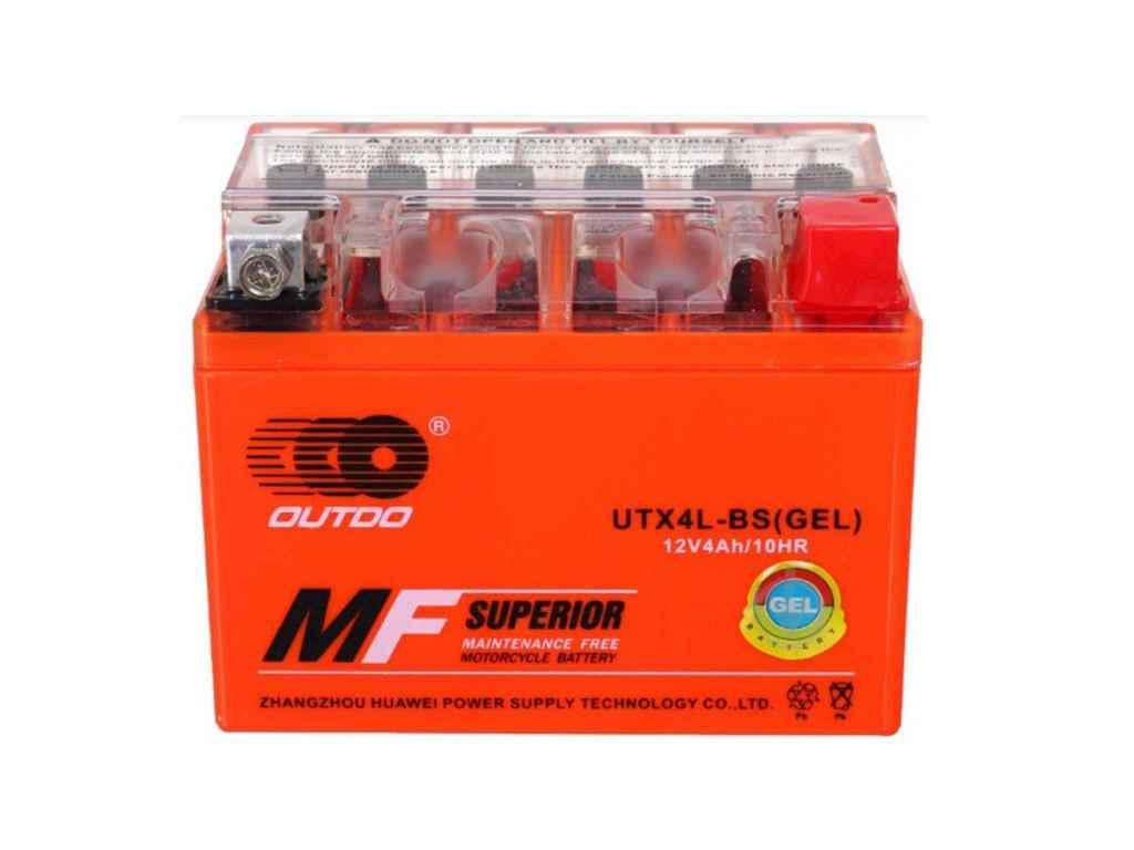 Аккумулятор Outdo 12V 4А гелевой 114x71x88 Оранжевый (969862)