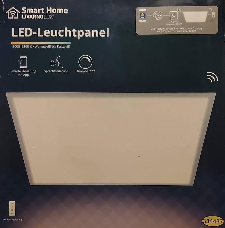 Умный светильник Livarno Lux Zigbee Smart Home 59,5x59,5 см с пультом Белый (D1-00534)