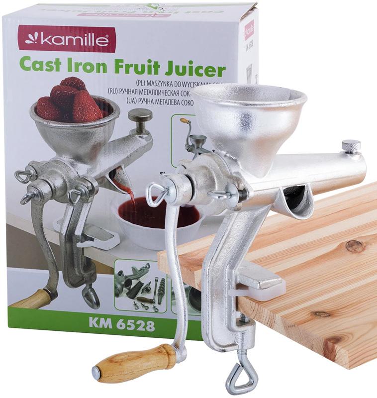 Соковыжималка ручная Kamille 19х10,5х29 см чугун (KM-6528) - фото 8