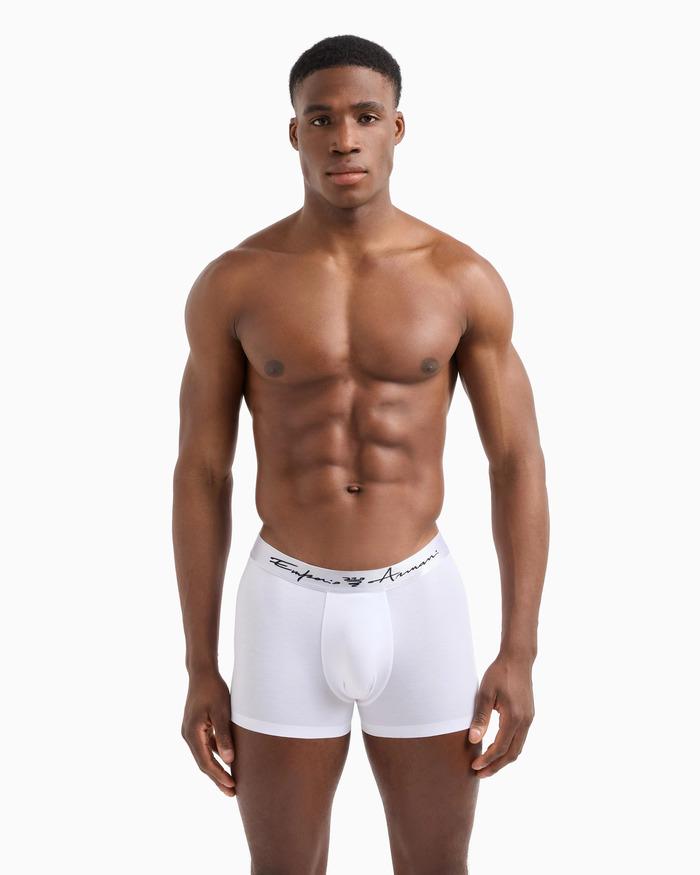Трусы мужские боксеры Emporio Armani XXL Белый (EM000363-white)