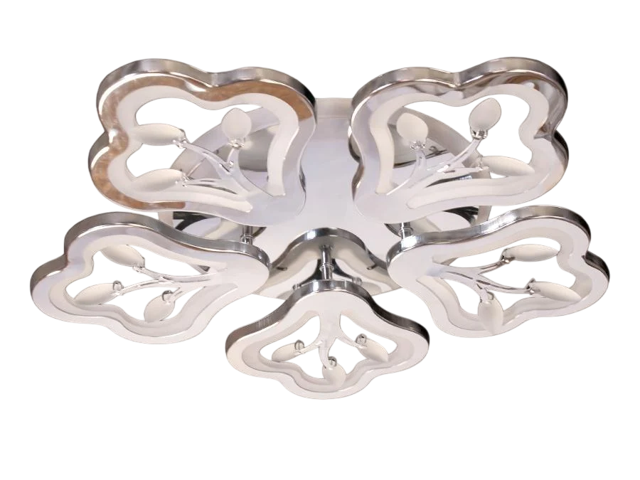 Люстра потолочная с диммером и LED подсветкой 90W Хром (8149/5HR 3col dim) Люстра потолочная с диммером и LED подсветкой 90W Хром (8149/5HR 3col dim)