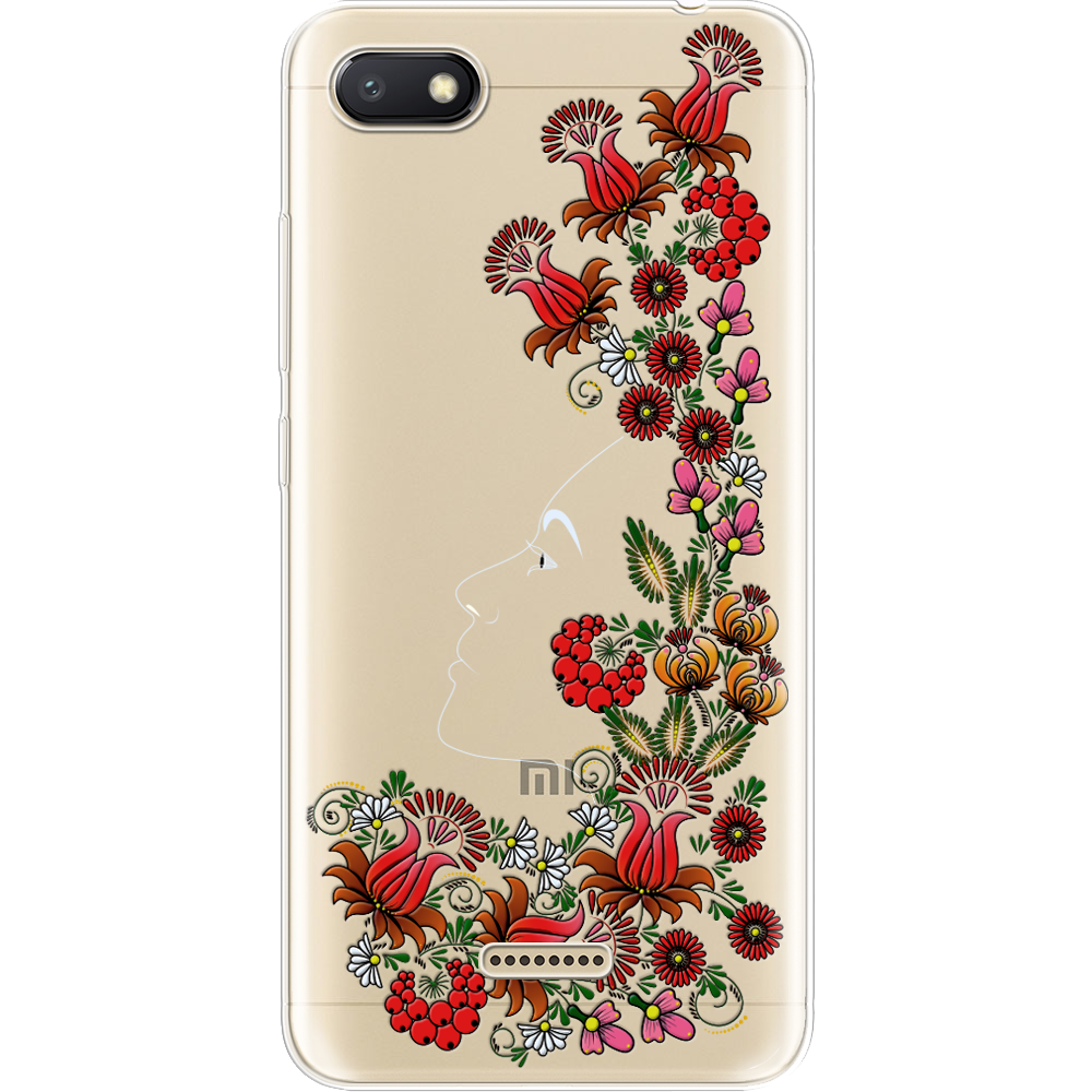 Чохол Boxface Xiaomi Redmi 6A 3D Ukrainian Muse Прозорий силікон (34811-bk64-34811)