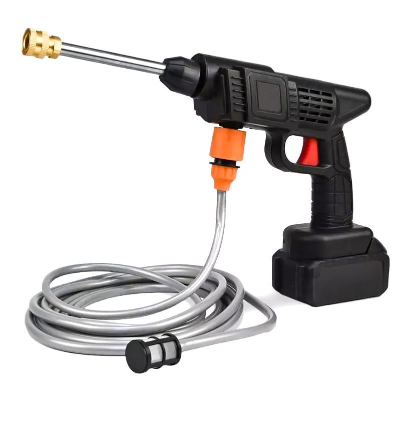 Мойка высокого давления аккумуляторная Cleaning Gun 8559 1000W Black (12910140) - фото 1