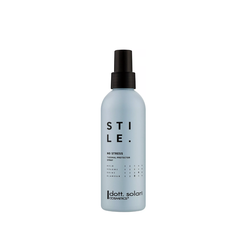 Термозахисний спрей для волосся Dott.Solari Style No Stress Thermal Protector Spray 200 мл Термозахисний спрей для волосся Dott.Solari Style No Stress Thermal Protector Spray 200 мл