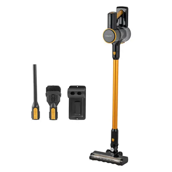 Пилосос вертикальний Sokany SK-13026 цикловий колбовий акумуляторний 3300 Вт Золотий
