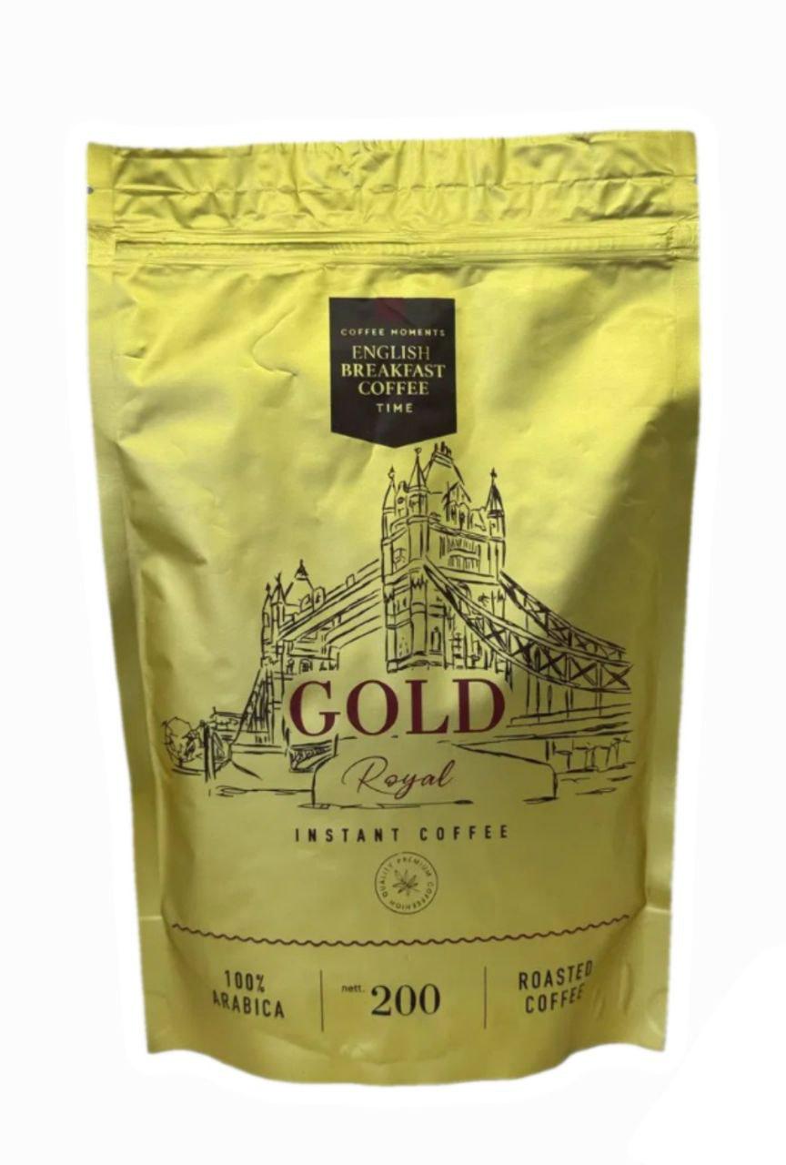 Кава розчинна English Breakfast Gold 200 г (13349776)