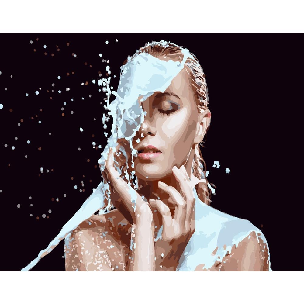 Картина по номерам Strateg Премиум Страсть с молоком 40x50 см (GS190)