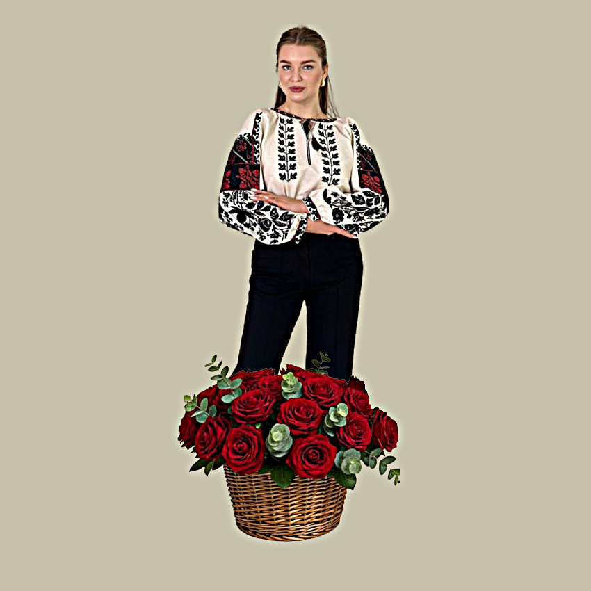 Рубашка-вышиванка авторская р. 50 (565635349)