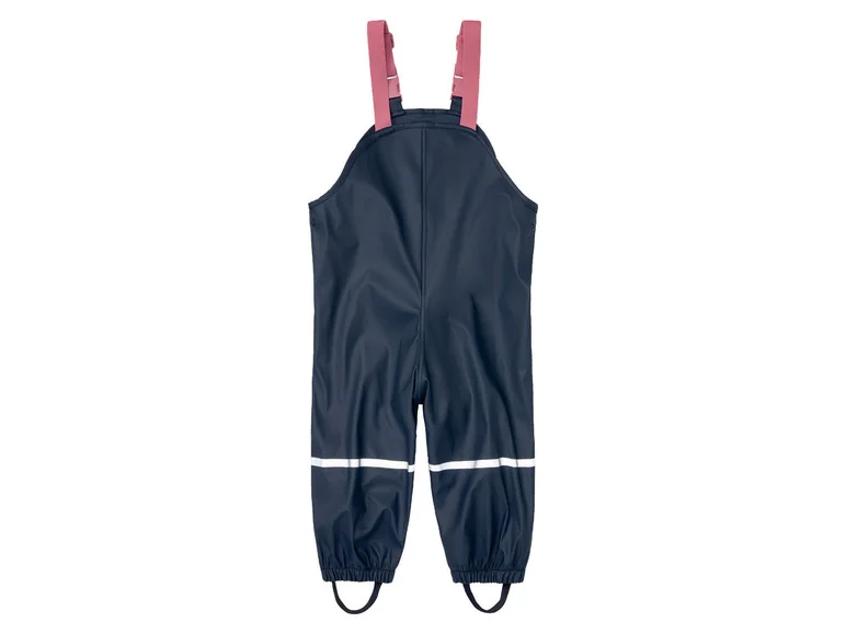 Полукомбинезон-грязепруф Lupilu для девочки на флисе 110-116 см Синий