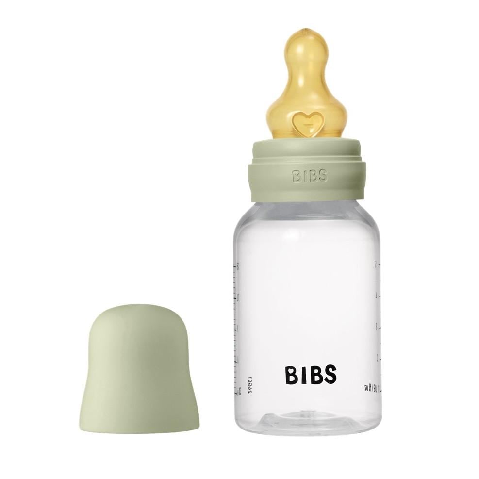 Пляшечка дитяча BIBS Round Latex 150 мл Sage