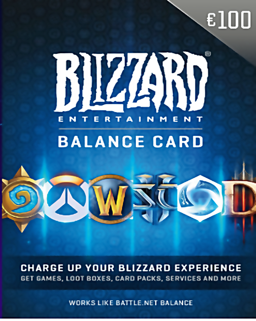 Подарочная карта Blizzard Battle.net 100 EU