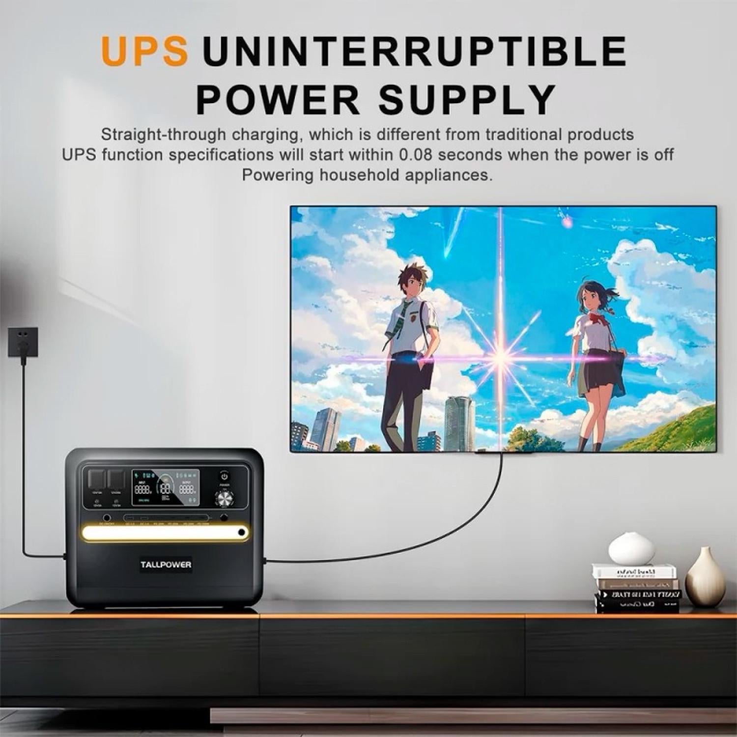 ᐉ Зарядная станция TALLPOWER V2400 2400 Вт 2160 Вт/ч Серый