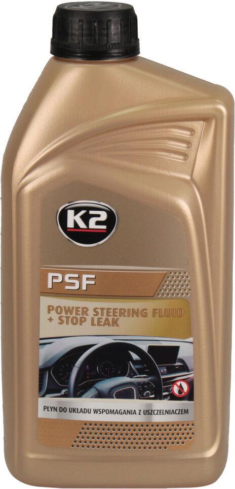 Герметик та рідина для гідропідсилювача керма K2 Power Steering Fluid + Stop Leak 1 л (O5821E)