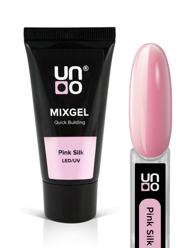 Поліакриловий гель Mixgel для нарощування та зміцнення 30 мл Pink silk